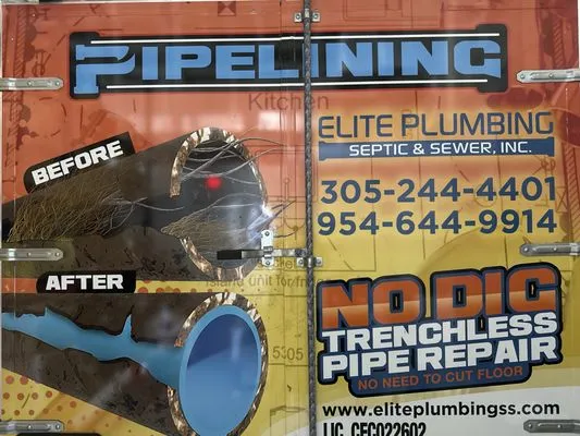 Elite Plumbing Septic & Sewer Logo