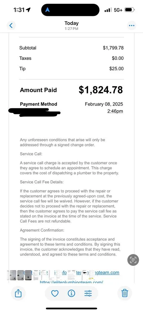 Slide of Elite Plumbing Team Plantation