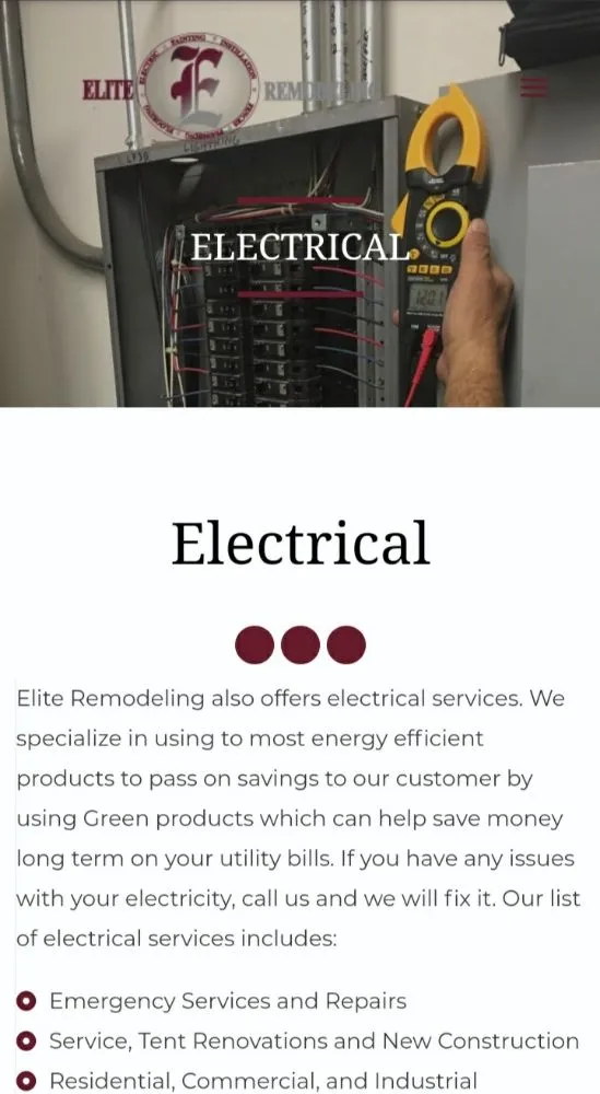 Slide of Elite Remodeling