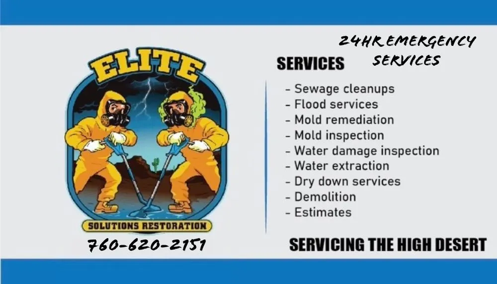 Slide of Elite Solutions Restoration
