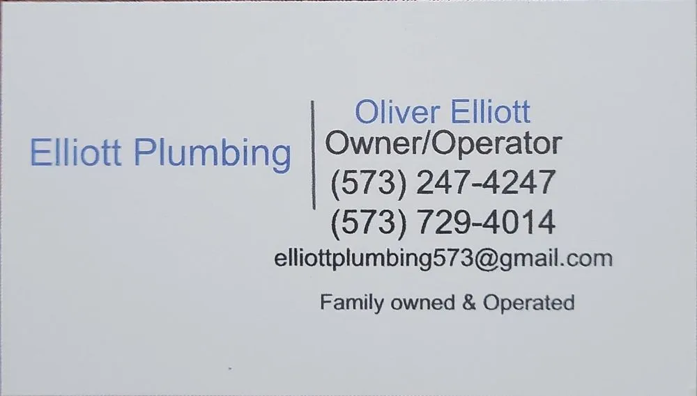 Slide of Elliott Plumbing