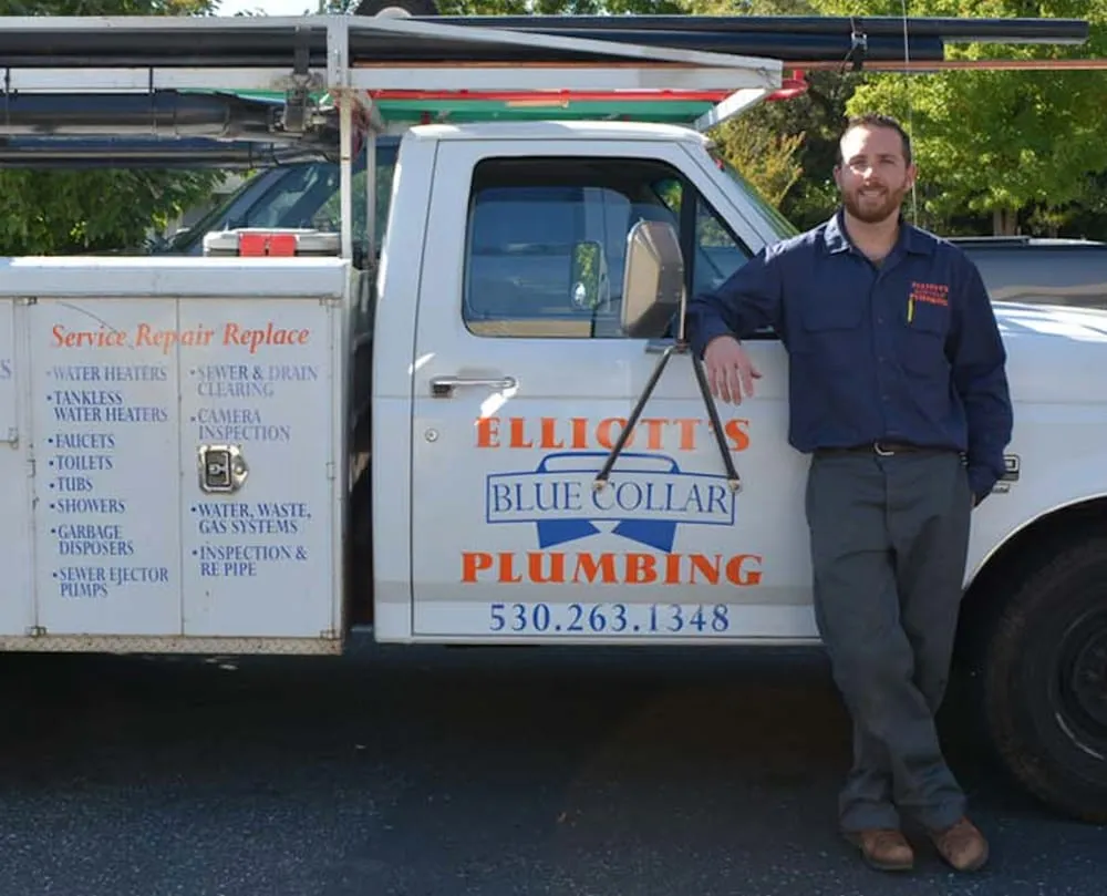 Slide of Elliott's Blue Collar Plumbing