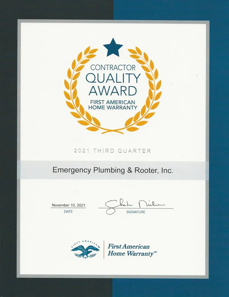 Slide of Emergency Plumbing and Rooter