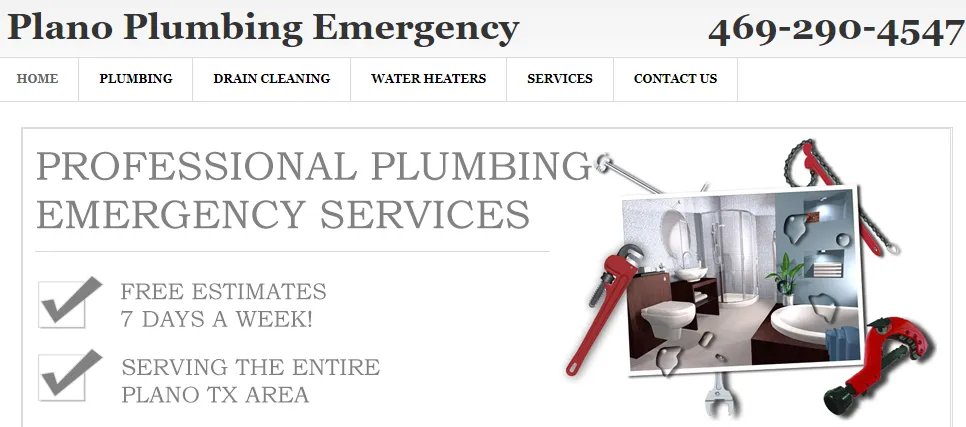 Slide of Emergency Plumbing Plano