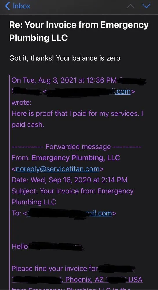 Slide of Emergency Plumbing