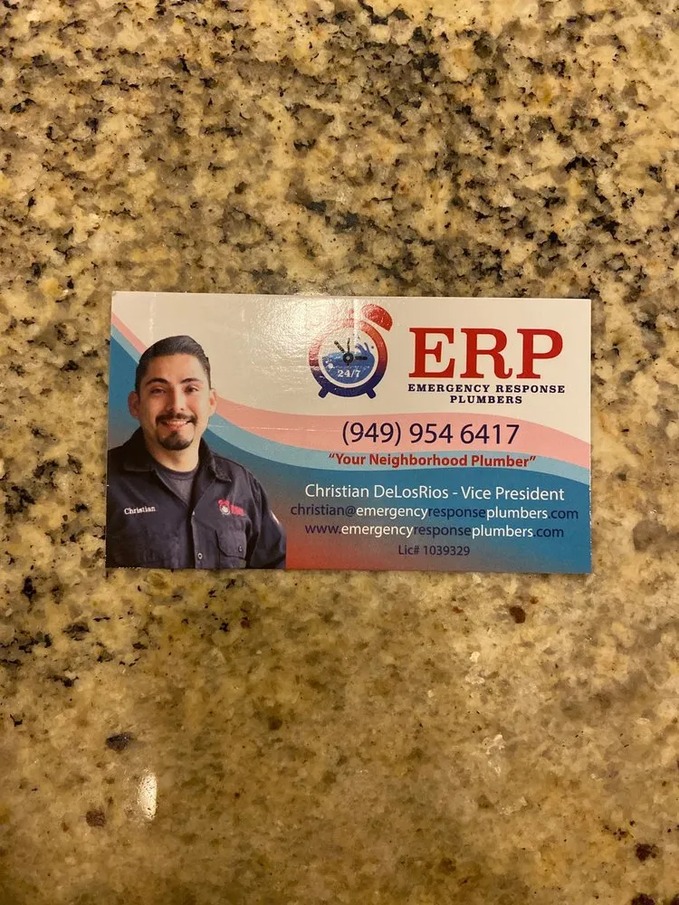 Slide of Emergency Response Plumbers in Orange County