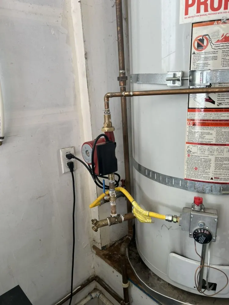 Slide of Emergency Water Heater & Plumbing