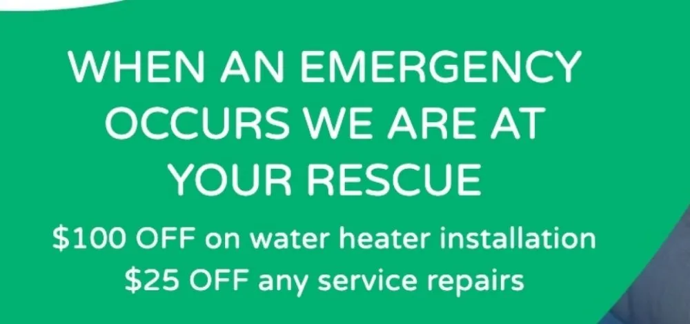 Slide of Emergency Water Heater & Plumbing