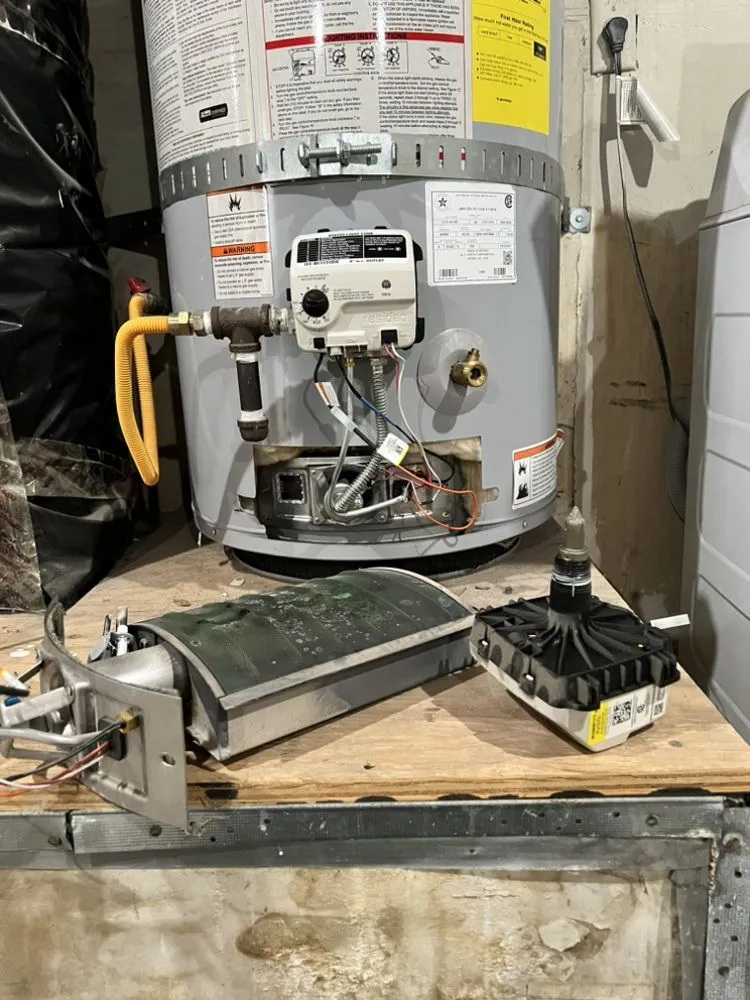 Slide of Emergency Water Heater & Plumbing