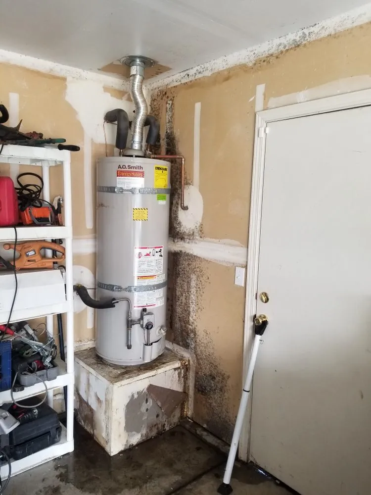 Slide of Emergency Water Heater and Plumbing