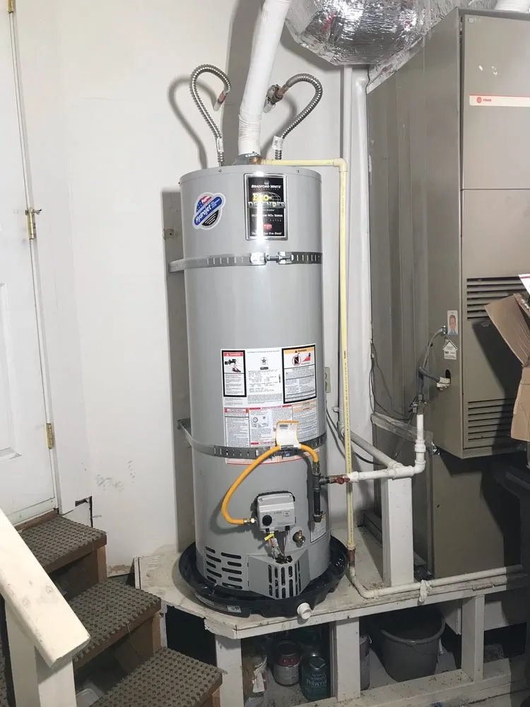 Slide of Emergency Water Heater and Plumbing