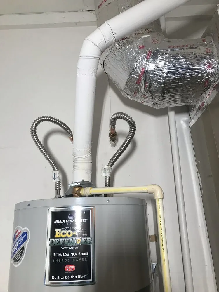 Slide of Emergency Water Heater and Plumbing