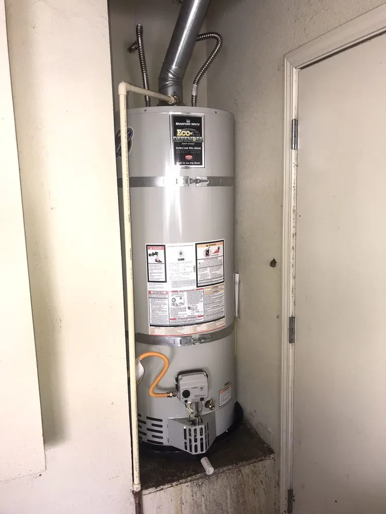 Slide of Emergency Water Heater and Plumbing