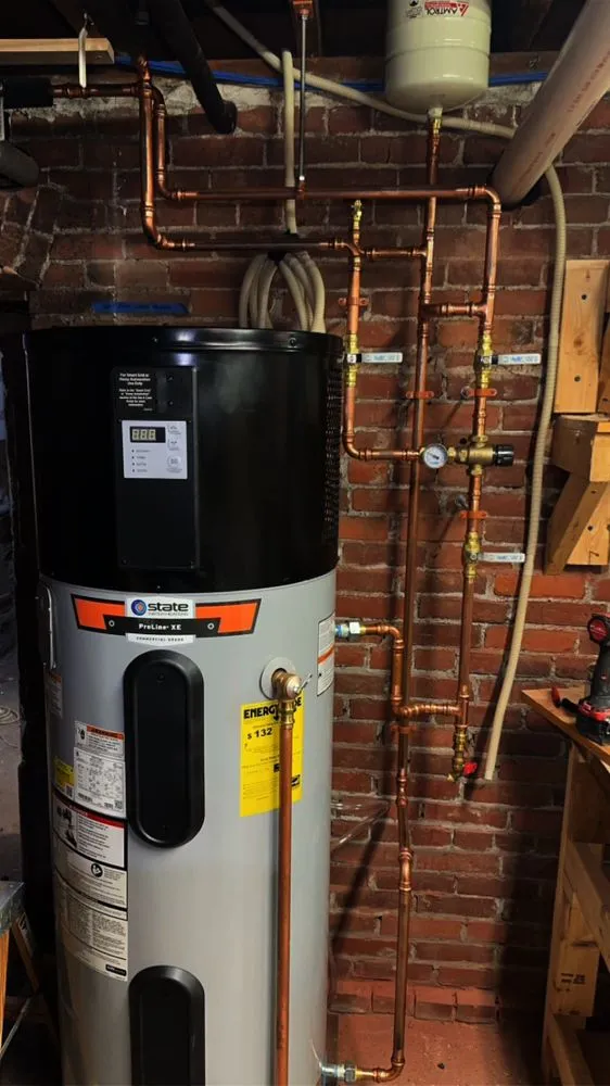 Slide of Emersons plumbing