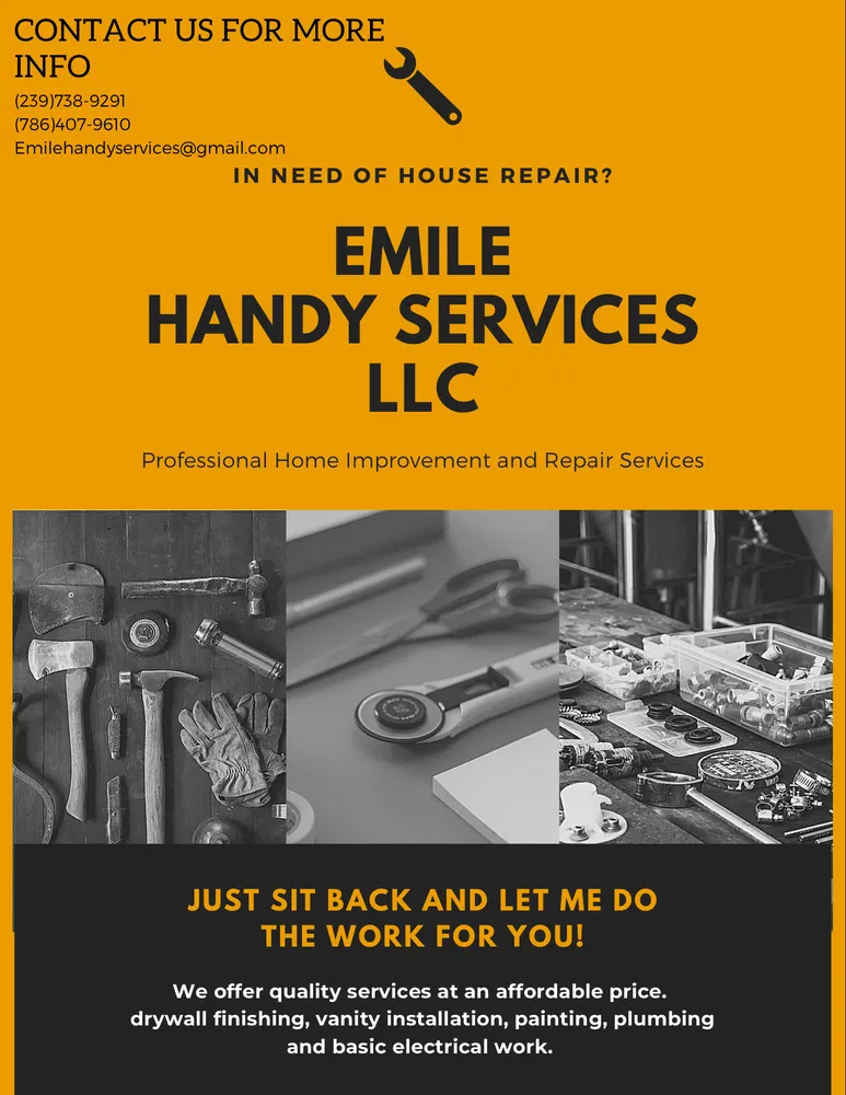 Slide of Emile handy services
