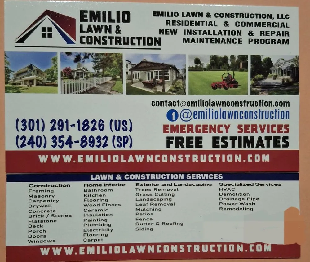 Slide of Emilio Lawn & Construction