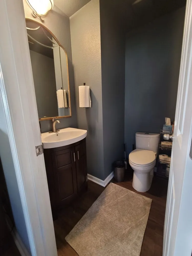 Slide of Empire drain & water