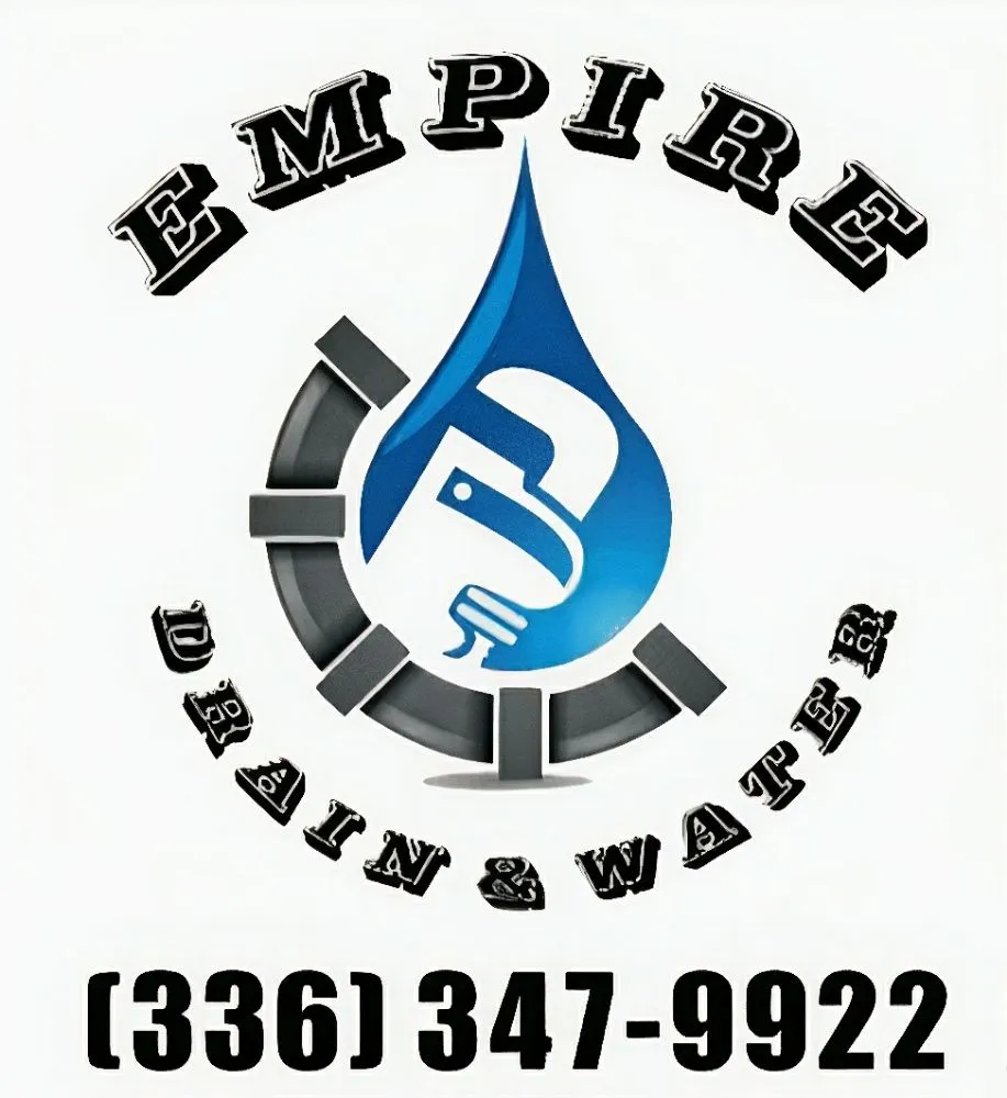 Slide of Empire drain & water