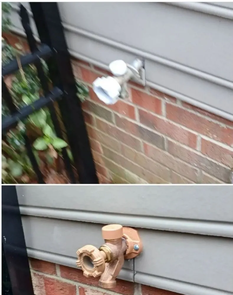 Slide of Empire drain & water