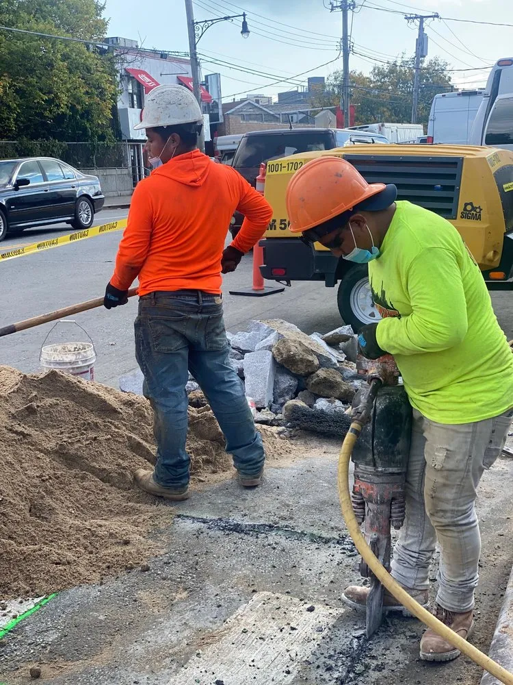 Slide of Empire Water Main & Sewer