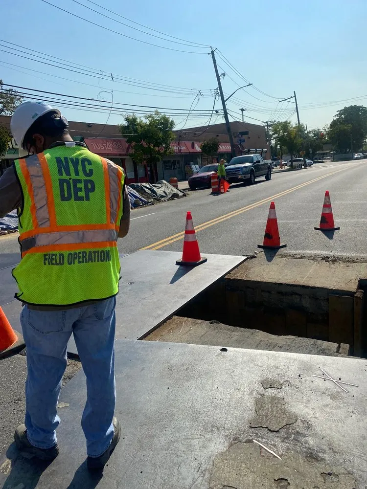 Slide of Empire Water Main & Sewer