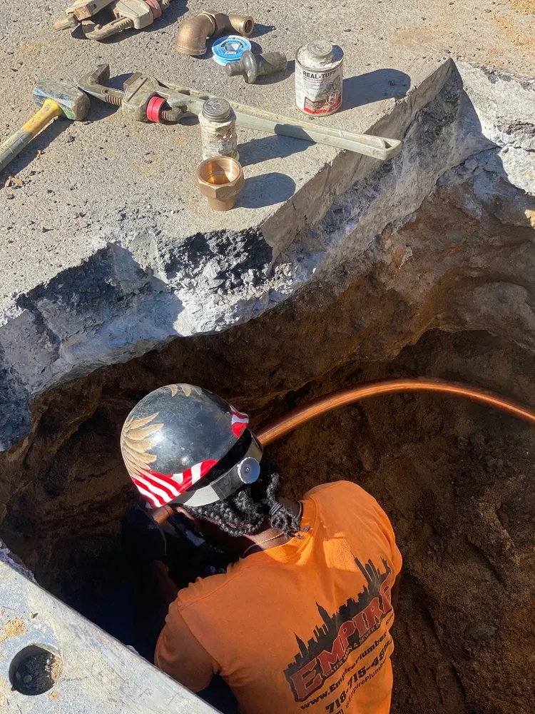 Slide of Empire Water Main & Sewer