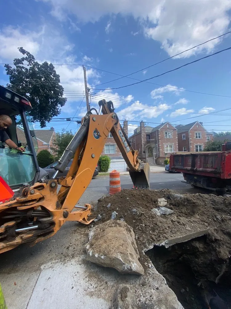 Slide of Empire Water Main & Sewer