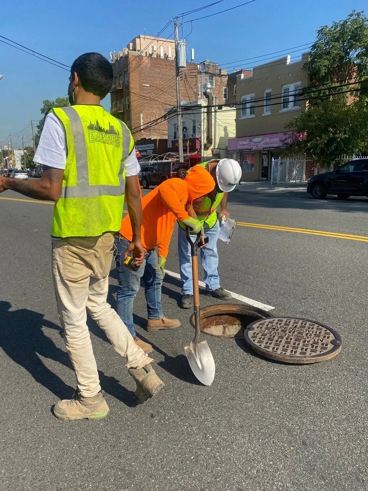 Slide of Empire Water Main & Sewer