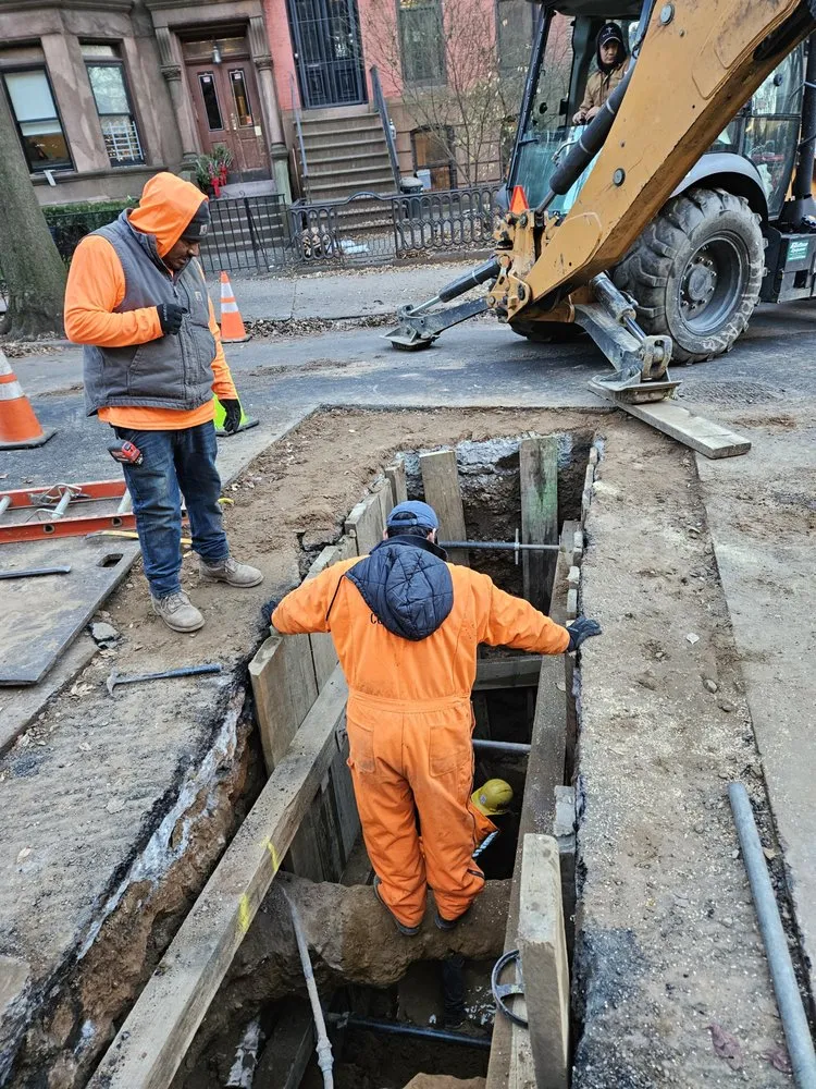 Slide of Empire Water Main & Sewer
