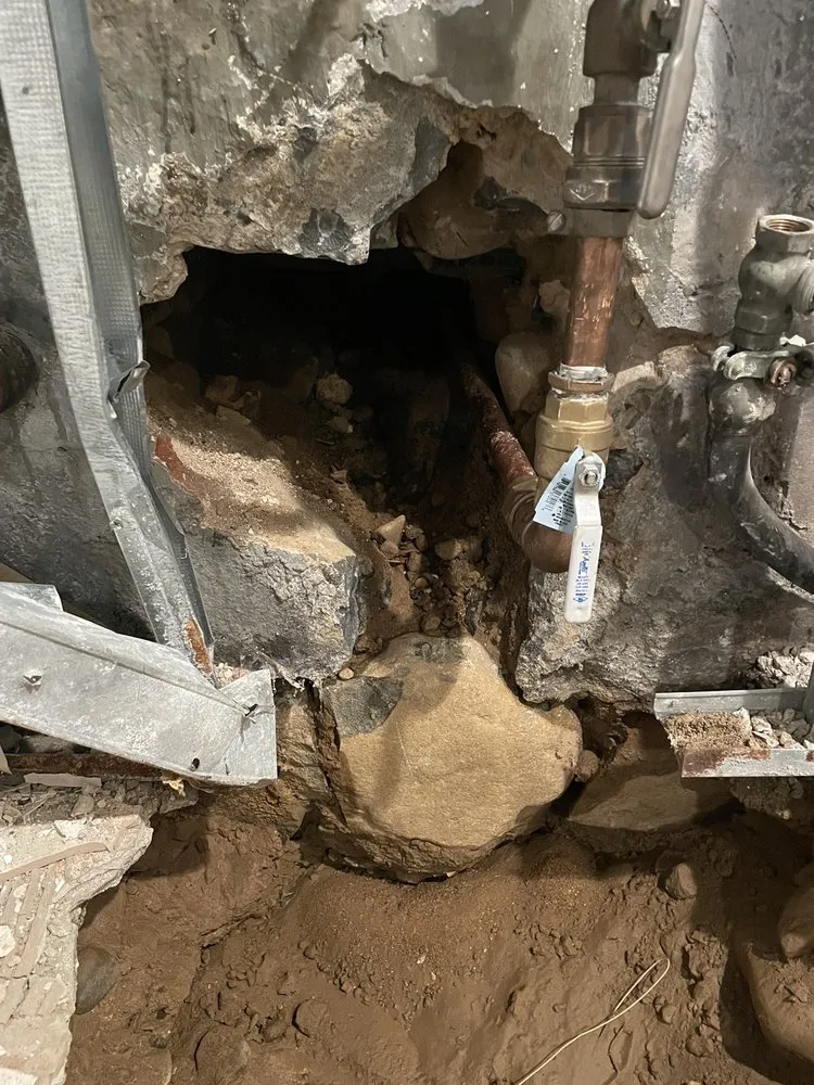 Slide of Empire Water Main & Sewer