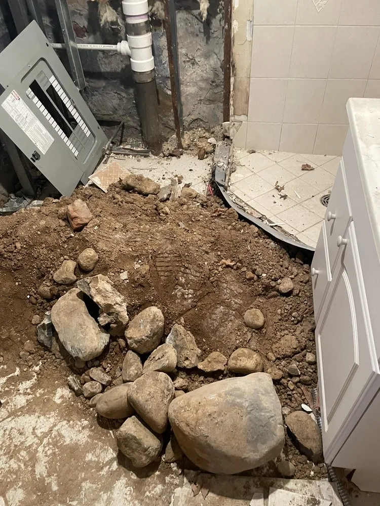 Slide of Empire Water Main & Sewer