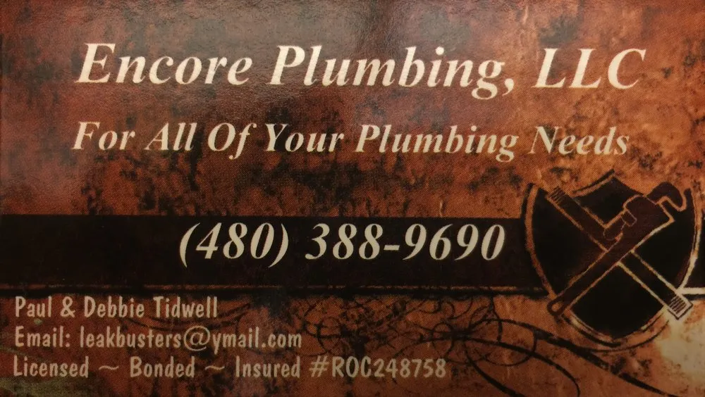 Slide of Encore Plumbing