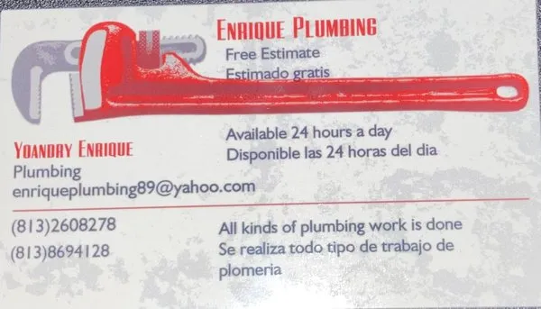 Enrique Plumbing Logo