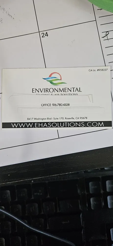 Slide of Environmental Heating and Air Solutions