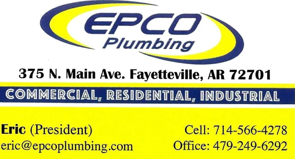 Trusted drain cleaning in Fayetteville, AR by Epco Plumbing