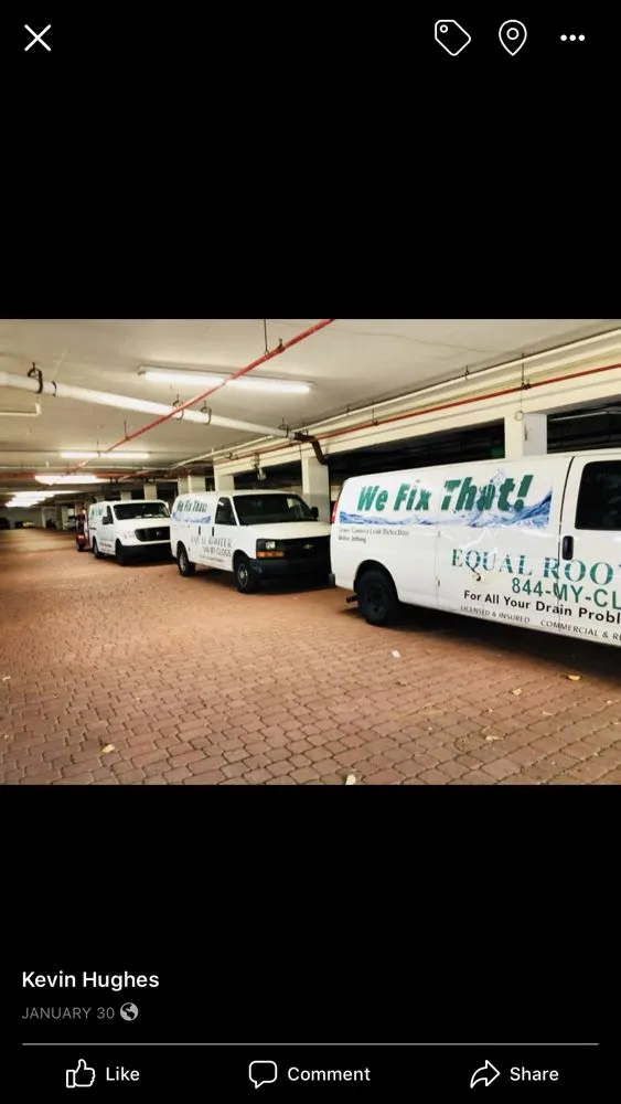 Slide of Equal Rooter Plumbing and Drain