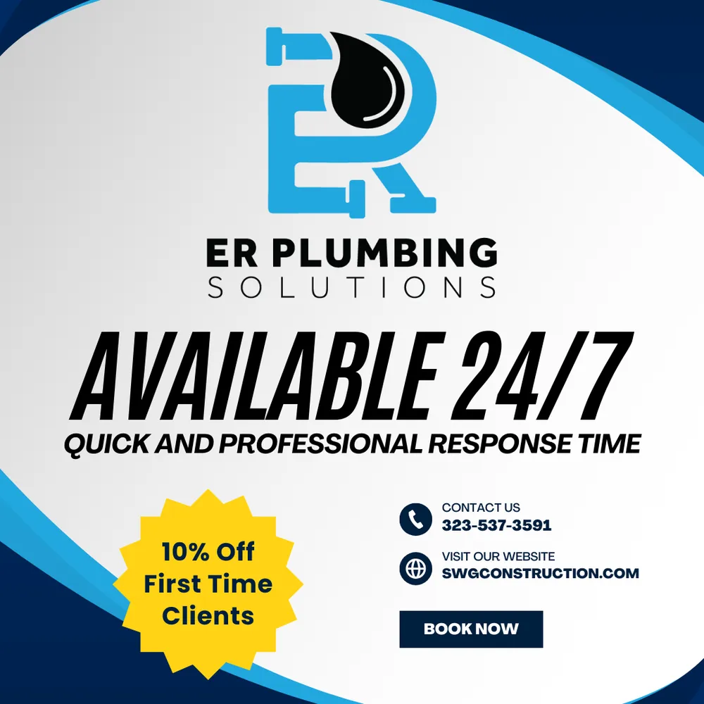 Affordable plumbing repair for homes in San Fernando Valley, CA by ER Plumbing Solutions