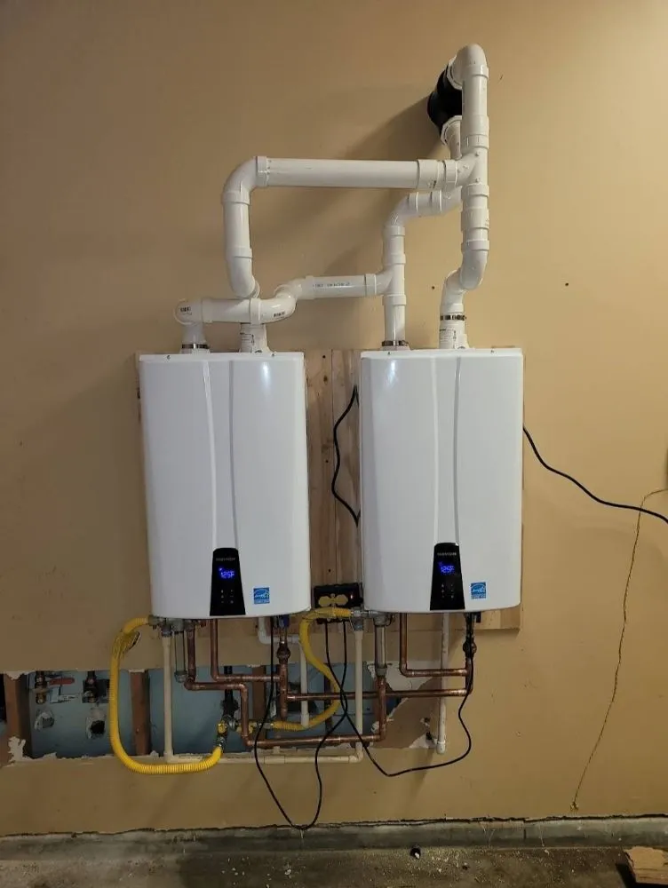 Slide of ER Tankless Water Heaters and Plumbing