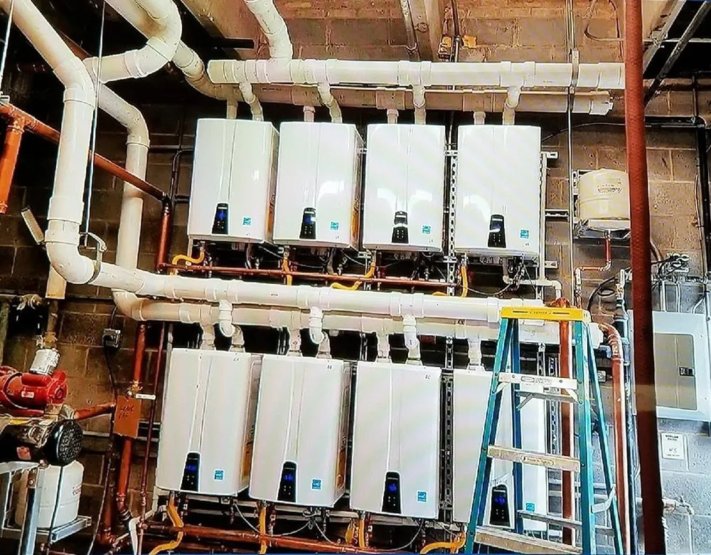 Slide of ER Tankless Water Heaters and Plumbing