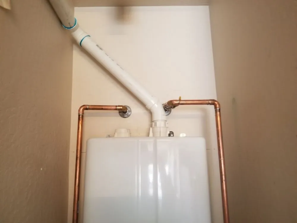 Slide of ER Tankless Water Heaters and Plumbing