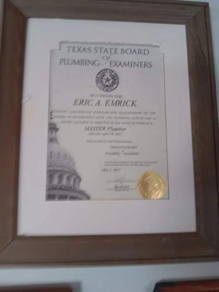 Slide of Eric & Sons Plumbing