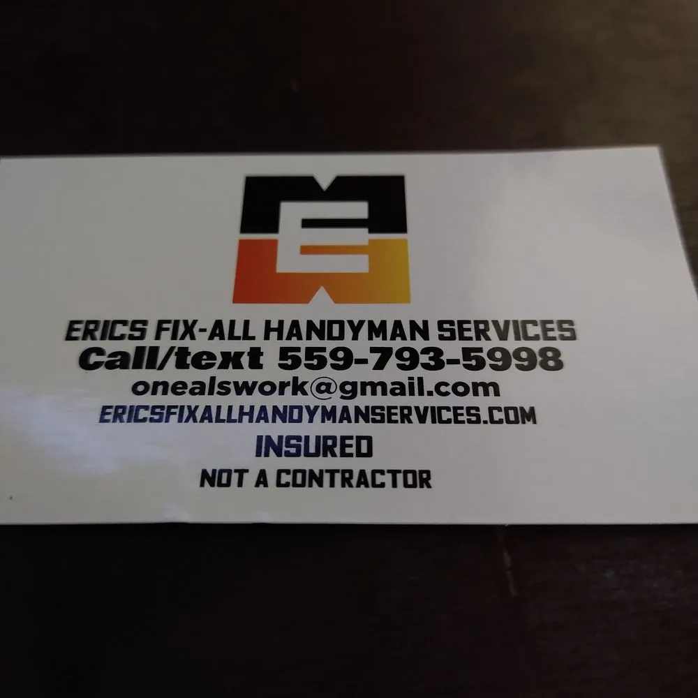Slide of Erics Fix All Handyman Services