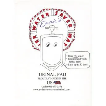 Slide of Ernie's Urinal Pad