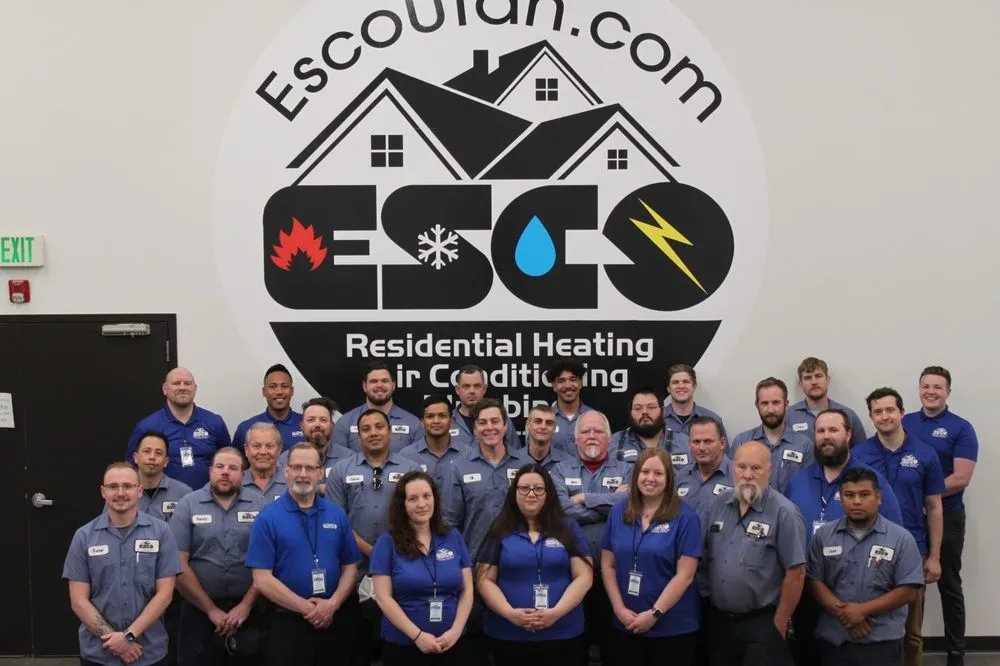 Slide of ESCO Heating, AC, Plumbing & Electric