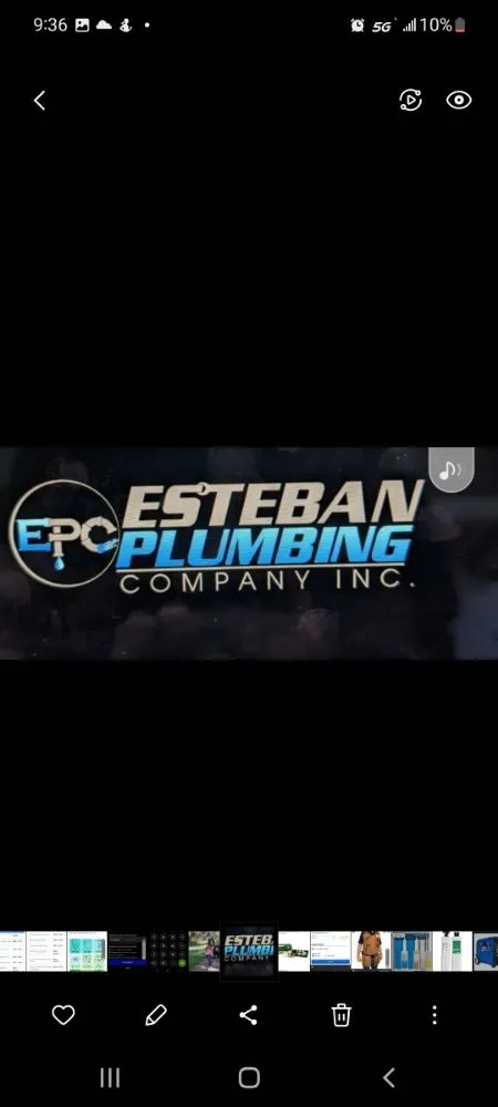 Slide of Esteban Plumbing