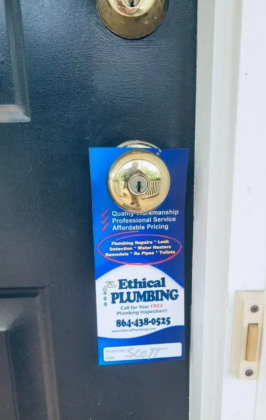 Slide of Ethical Plumbing