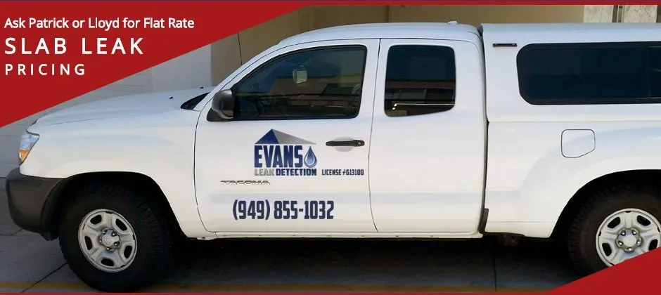 Slide of Evans Leak Detection and Slab Leak Repair