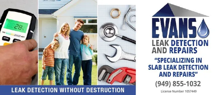 Slide of Evans Leak Detection and Slab Leak Repair