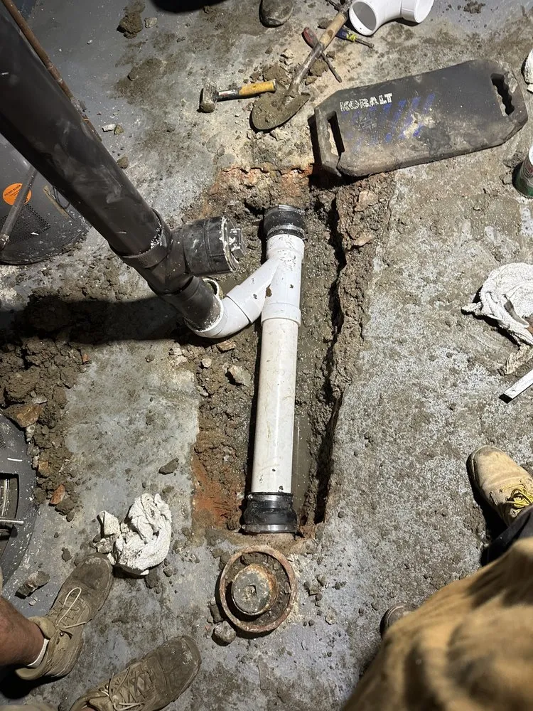 Slide of Evans plumbing