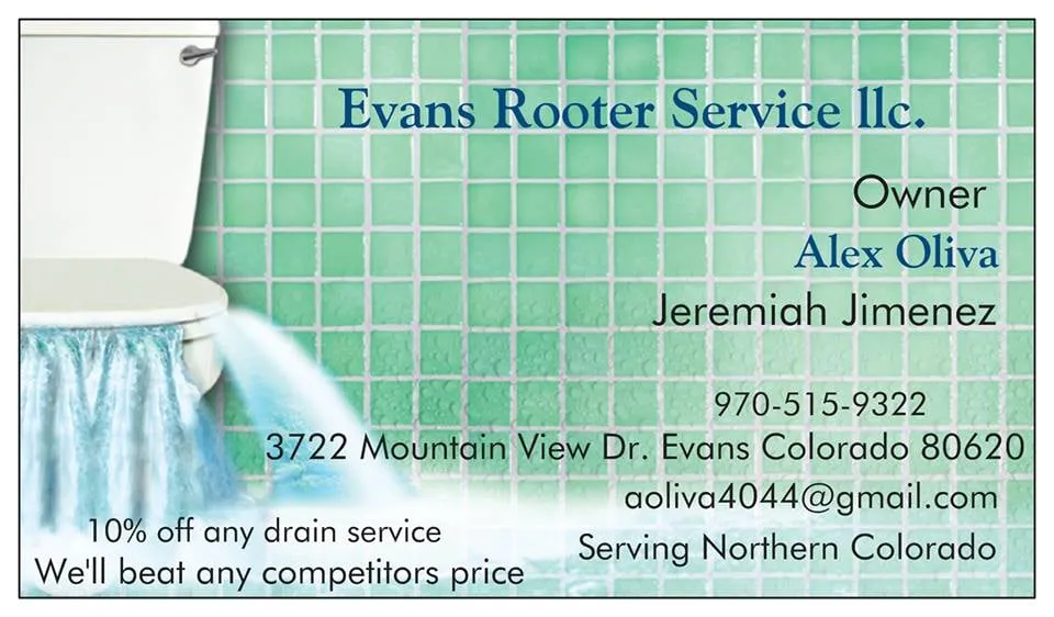 Slide of Evans Rooter Service